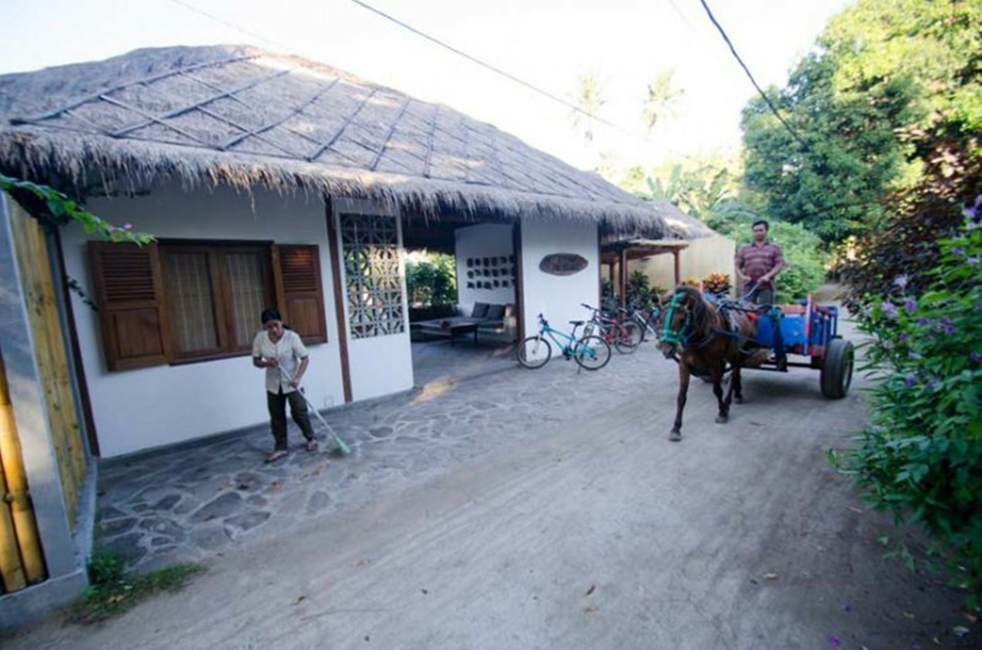 Si Pitung Village Gili Air Bagian luar foto